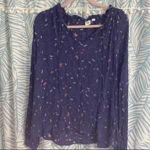 💥GAP Flowy Peasant Style Blouse